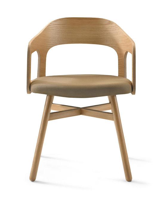 Be Wood visitor chair- Dynamobel