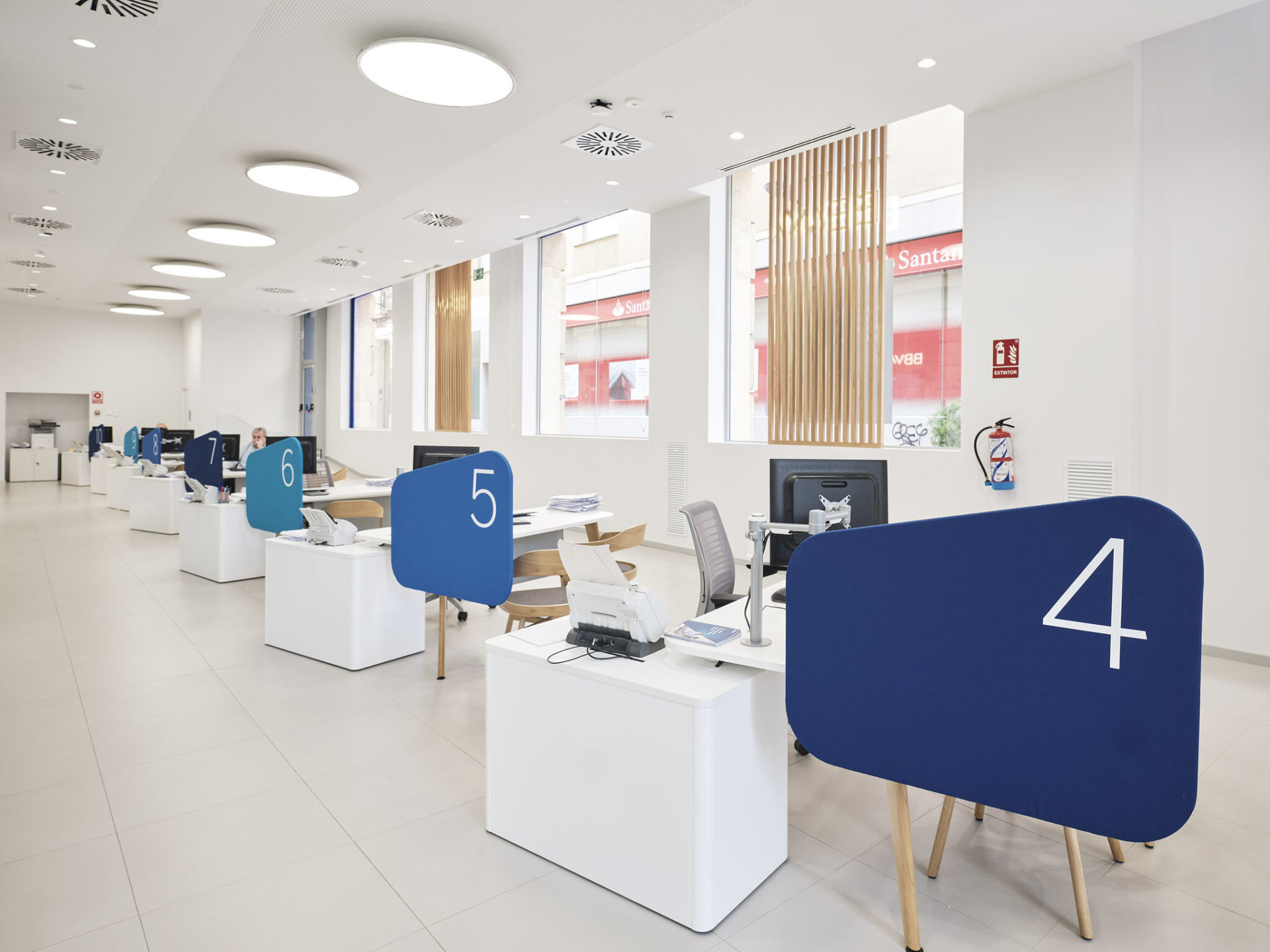 Banks redesign the user experience in their branch offices through design.