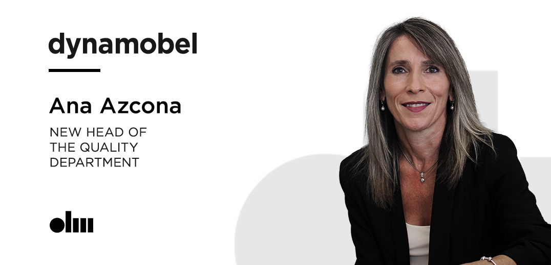 Ana Azcona, new head of Dynamobel’s Quality Department